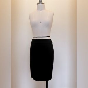 Loft stretchy black pencil skirt